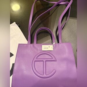 NWT Telfar Medium Shopping Bag Grape